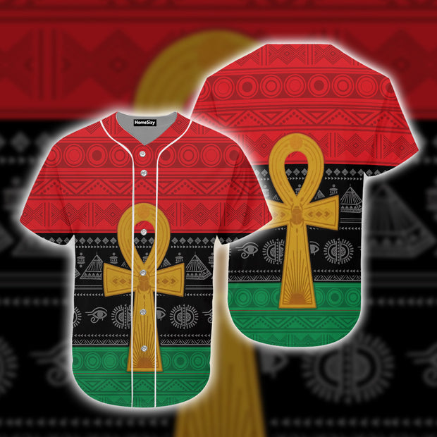 African Pan African Ankh Pan Africanism Baseball Tee Jersey Shirt QT209490Td