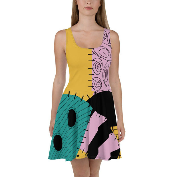 Rag Doll Cosplay Costume - Skater Dress QT5092503