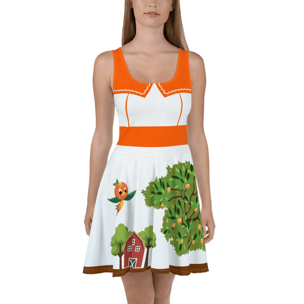 Orange You Happy You Bought This Skater Dress?
