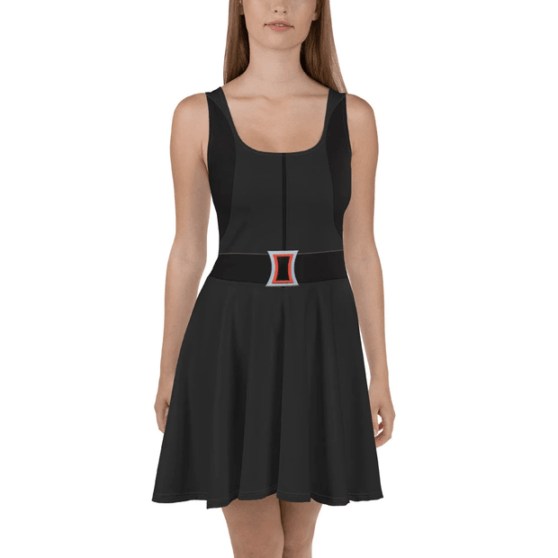 Black Spider Cosplay Costume - Skater Dress