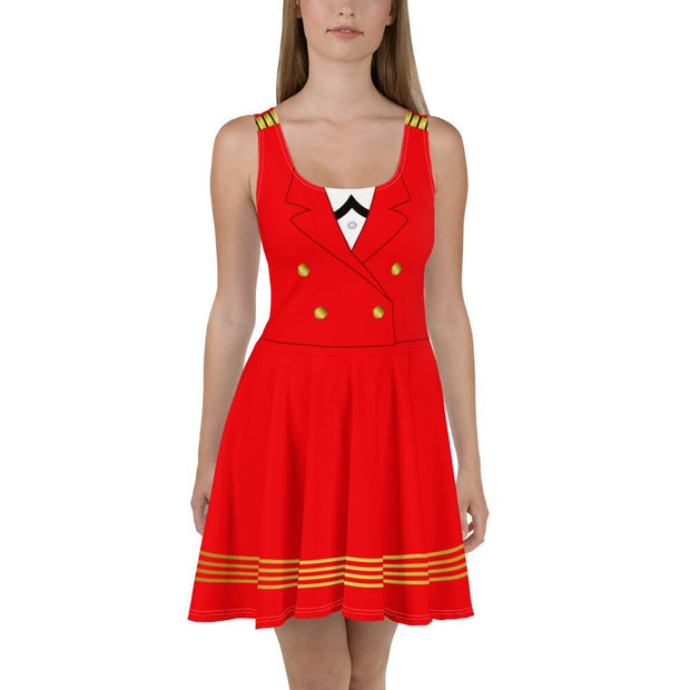 I've Been Promoted To Captain Cosplay Costume - Skater Dress