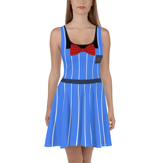 Silly Dog Train Conductor Cosplay Costume - Skater Dress