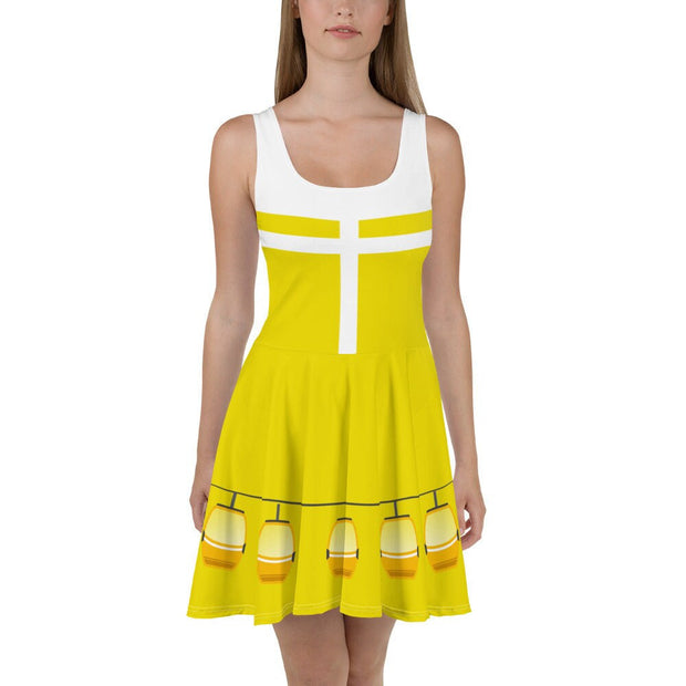 The "Yellow Skyliner" - Skater Dress