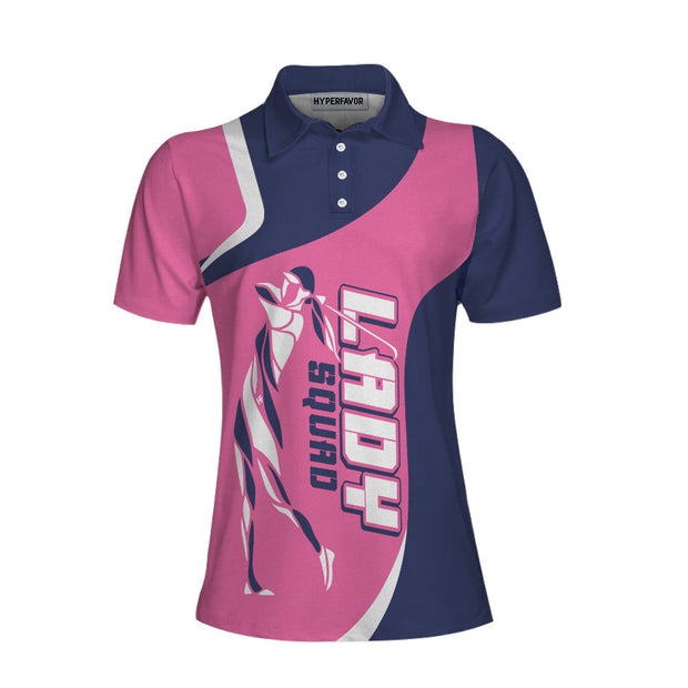 Lady Squad Pink Golf Girl V2 Women Polo Shirt
