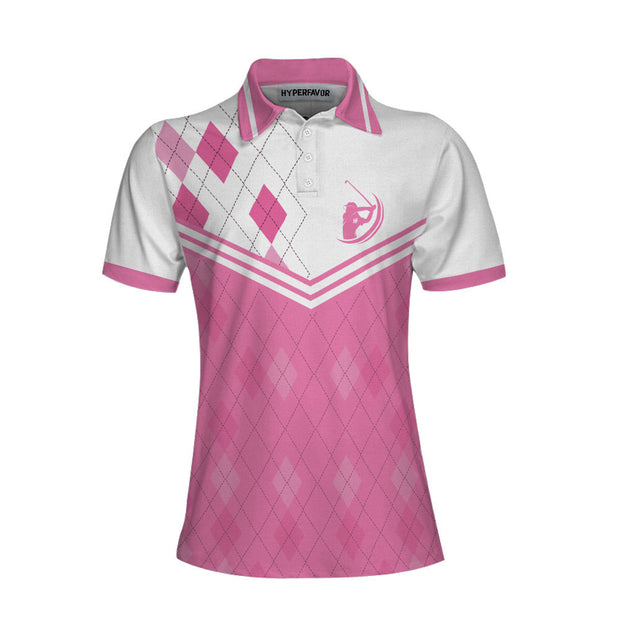 Ass Down Face Up That's The Way I Read My Putts Short Sleeve Women Polo Shirt