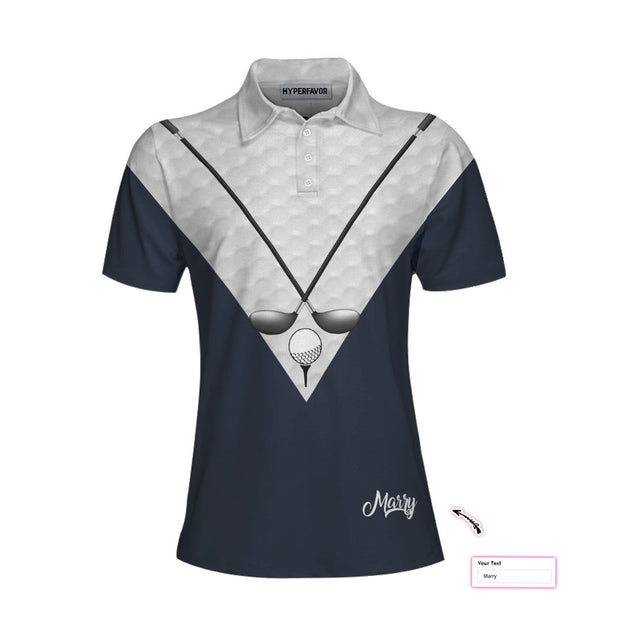 Personalized Custom Name You Say Girls Can't Golf I Say Watch Me Custom Cosplay Short Sleeve Women Polo Shirt, Golf Club Shirt