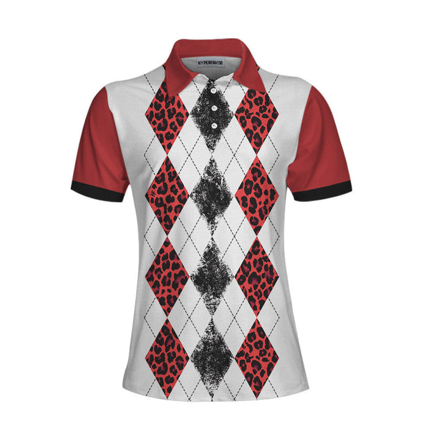 Just A Woman Who Loves Golf And Hallowine Golf Short Sleeve Women Polo Shirt, Halloween Golf Shirt For Ladies