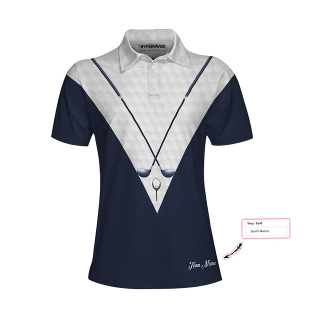 Personalized Custom Name We're More Than Just Golfing Friends Custom Cosplay Short Sleeve Women Polo Shirt, Golf Shirt For Ladies
