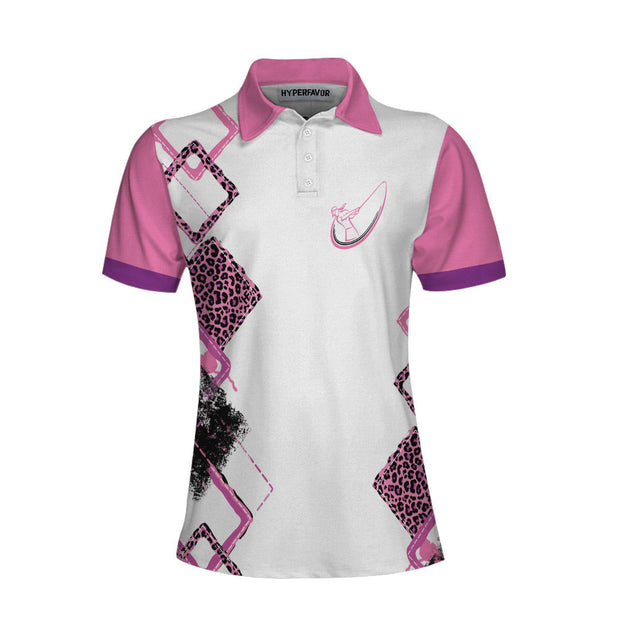 You Say Girls Can't Golf I Say Watch Me Short Sleeve Women Polo Shirt