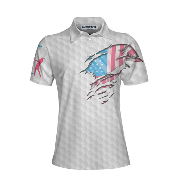 Just A Girl Who Loves Golf Short Sleeve Women Polo Shirt