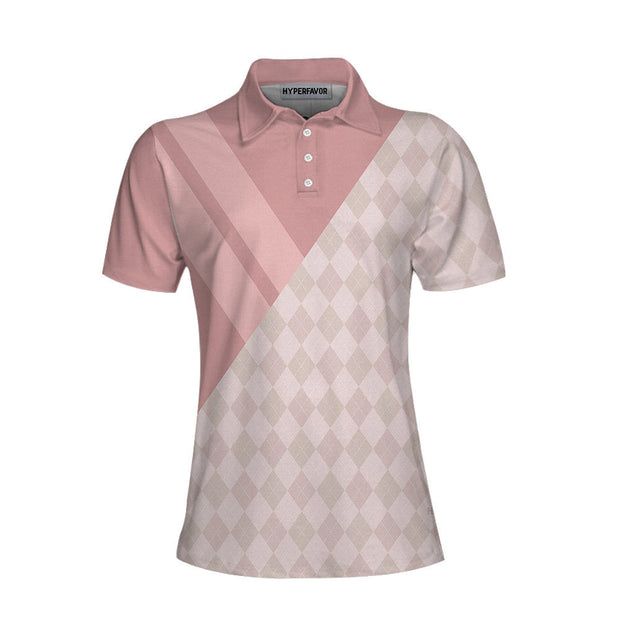 Some Grandmas Knit Real Grandmas Play Golf Ladies Women Polo Shirt