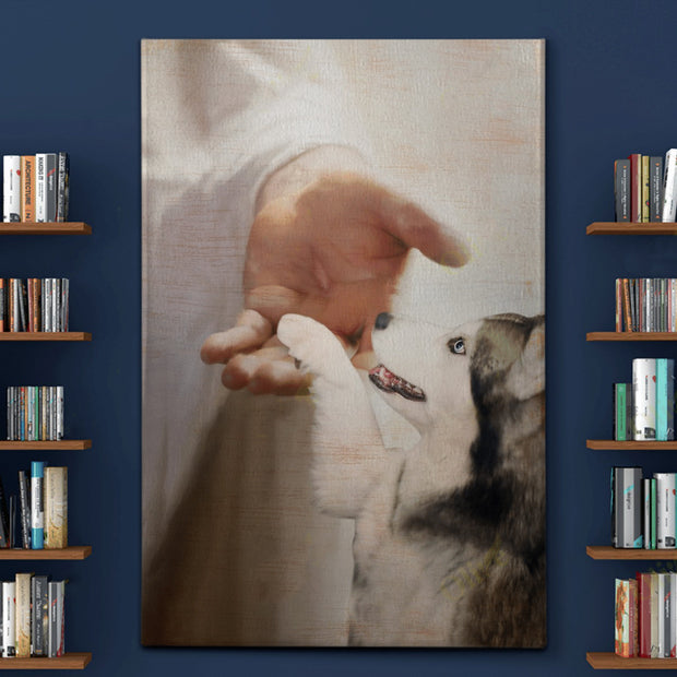 Husky Take my hand Canvas HY209069