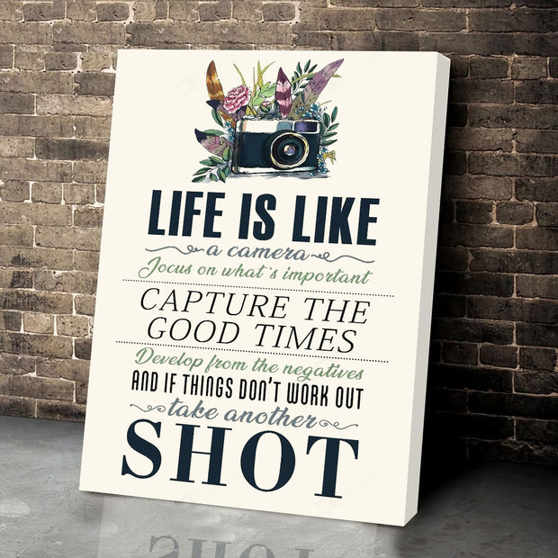 Life is like a Camera Canvas HY210237Ee