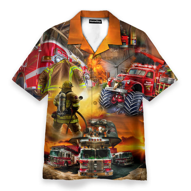 You're The Fire In My Heart Firefighter - Hawaiian Shirt
