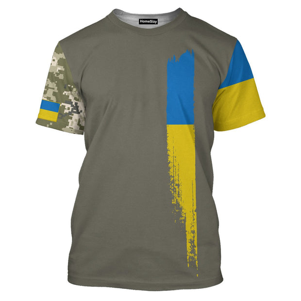 Custom Name Ukraine These Colors Don't Run They Reload Ukraine Flag - Personalized 3D Tshirt