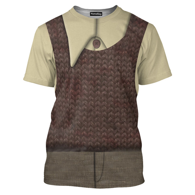 Young Carl Up Cosplay Costume - 3D Tshirt