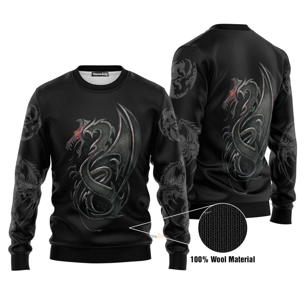 Dungeon Dragon Ugly Christmas Sweater 3D Printed Best Gift For Xmas UH2051 QT212285Hj