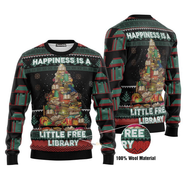 Read A Book Ugly Christmas Sweater