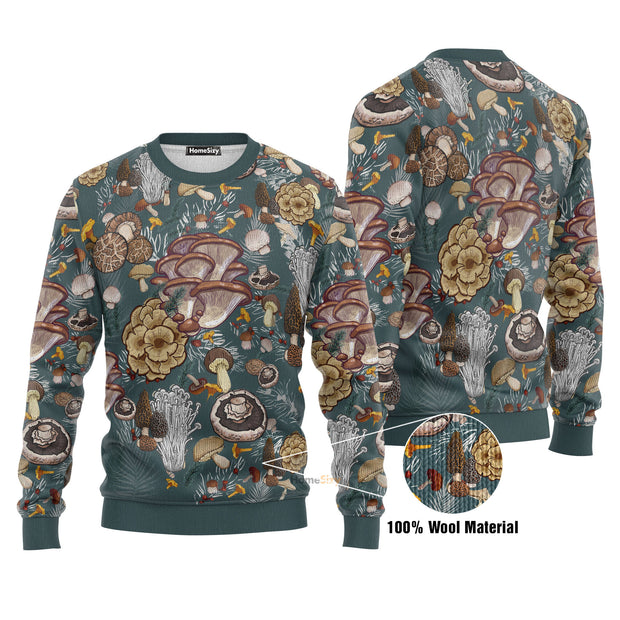 Mushrooms Ugly Christmas Sweater 3D Printed Best Gift For Xmas UH2043 QT212062Hj