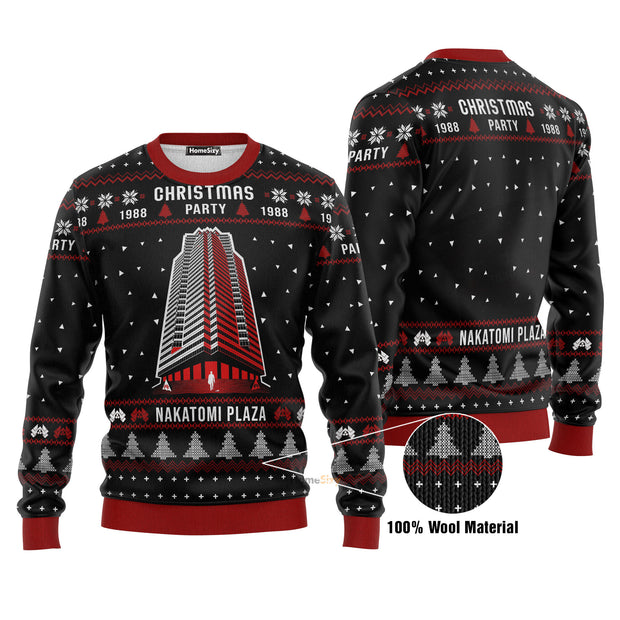 Nakatomi Plaza Ugly Christmas Sweater 3D Printed Best Gift For Xmas US6391 QT211381Hj