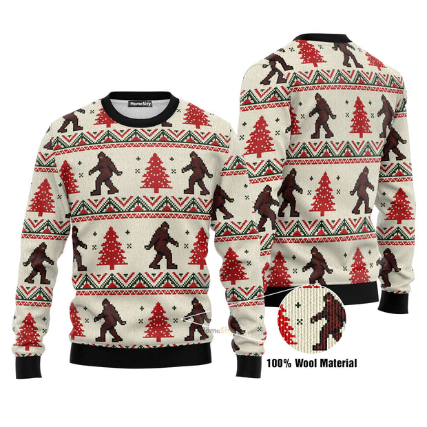 Amazing Bigfoot Ugly Christmas Sweater 3D Printed Best Gift For Xmas US3907 QT211382Hj