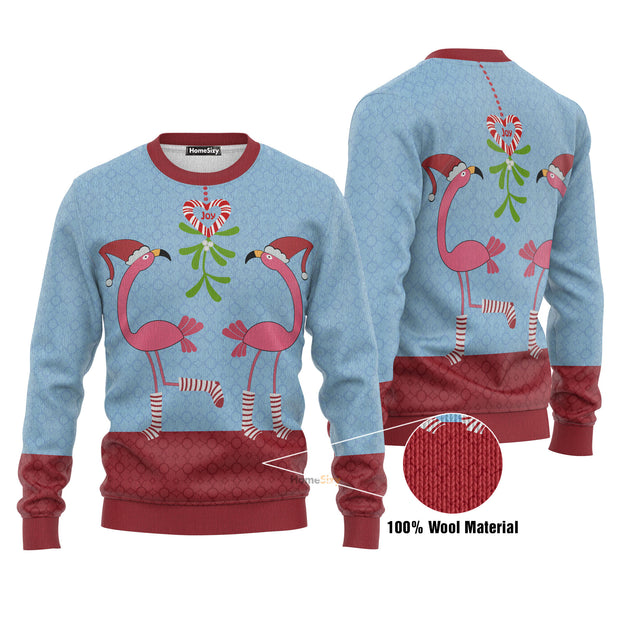 Pink Flamingos Christmas Funky Pattern Ugly Christmas Sweater 3D Printed Best Gift For Xmas UH2205 QT211315Hj