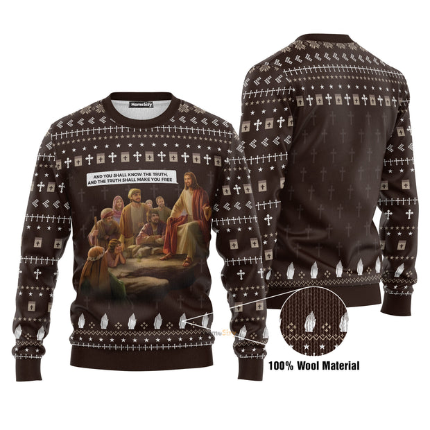 Jesus Christmas Ugly Sweater QT211155Hj