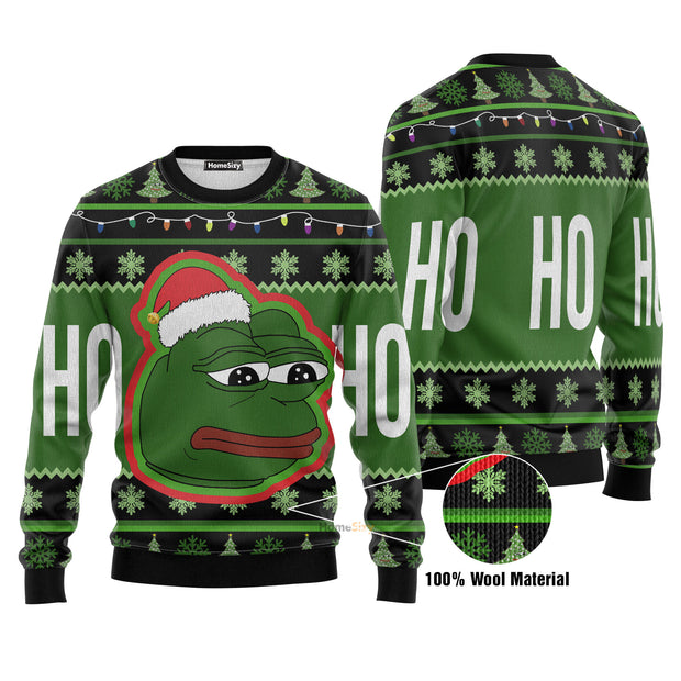 Pepe Frog Christmas Ugly Sweater QT211262Hj