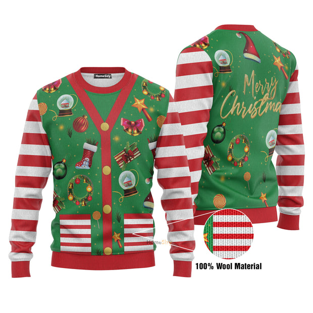 Funny Christmas Cardigan Style Ugly Christmas Sweater 3D Printed Best Gift For Xmas UH1220 QT210791Hj