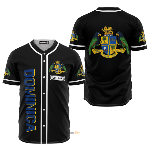 Custom Name Dominica - Personalized Baseball Jersey