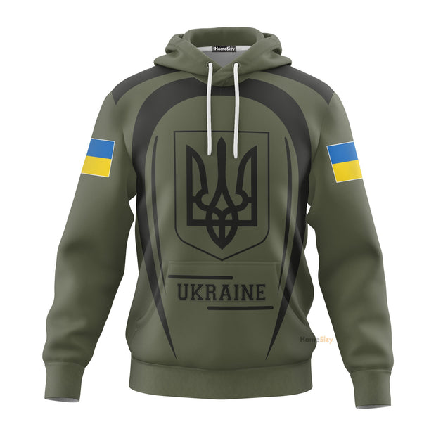 Trident Ukraine Hoodie Clothing For Ukrainian QT209129Hf