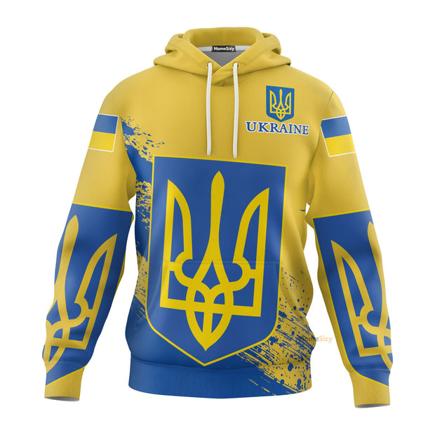 Ukraine Hoodie Ukrainian Pride Pray For Ukraine 2022 Merchandise For Mens QT302117Hf