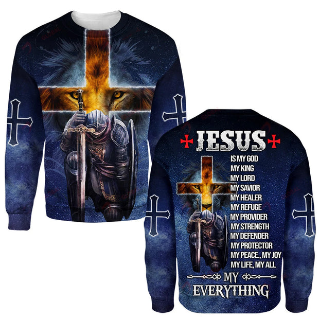 Jesus is My Eveything Christian God Jesus Sweatshirt QT302455Lb
