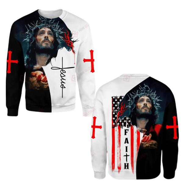 Faith Jesus God Sweatshirt QT206055La