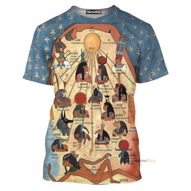 The Main God Jesus Of Ancient Egypt - 3D Tshirt