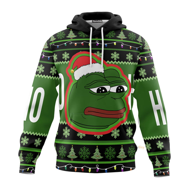 3D Pepe Frog Custom Cosplay Hoodie Apparel QT301038Hg