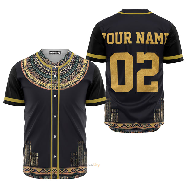 Custom Name Africa Dashiki - Personalized Baseball Jersey