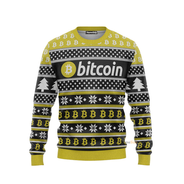 Bitcoin Christmas Ugly Sweater QT212309Hf