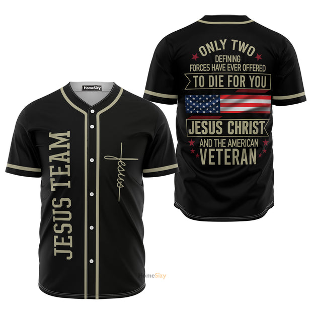 Jesus Veteran Team - Baseball Jersey