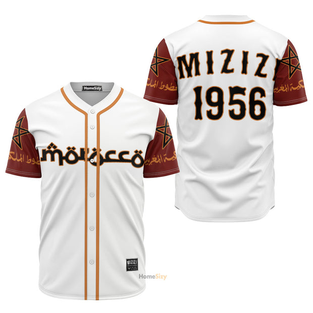 Custom Name Morocco - Personalized Baseball Jersey