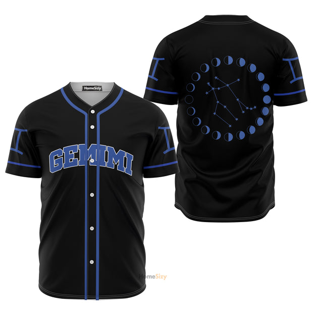 Gemini Special Zodiac Blue - Baseball Jersey