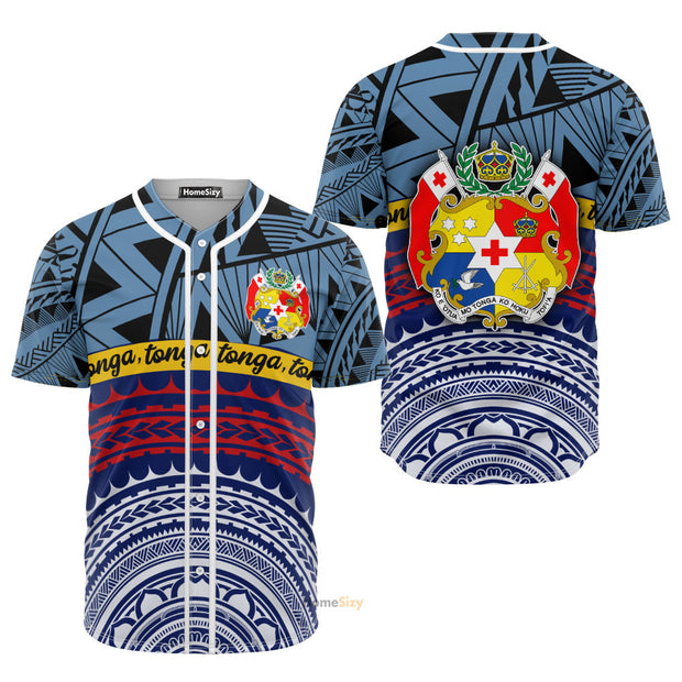 National Seal Of Tonga Tonga - Baseball Jersey