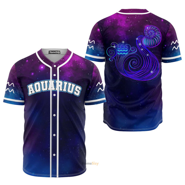 Aquarius Miraculous Galaxy Zodiac Z08 - Baseball Jersey