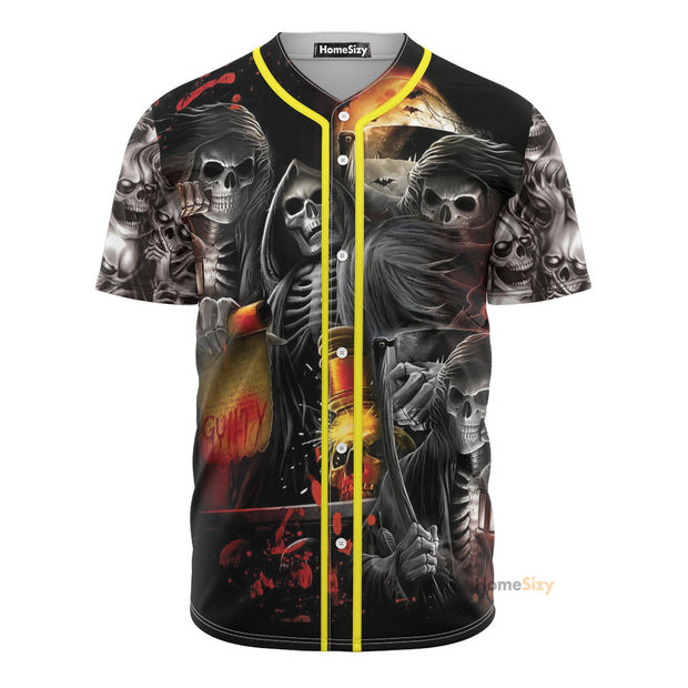 Team Hunter Skull - Baseball Jersey