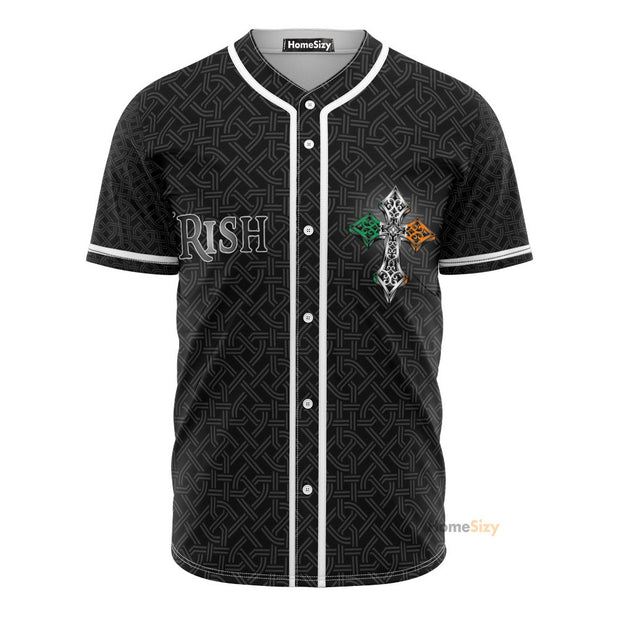 Irish Celtic Black Mental - Baseball Jersey