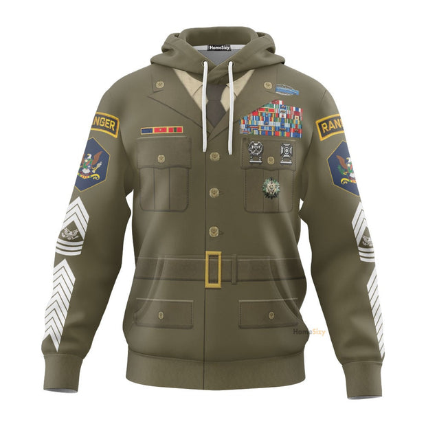 3D US Green Army Custom Cosplay Costume Hoodie QT206337Hg