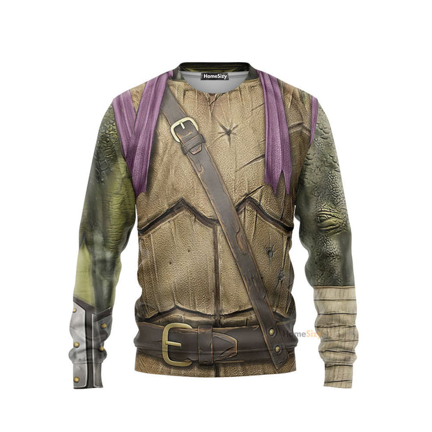 3D Donatello TMNT Don Donnie Purple Cosplay Custom Sweatshirt QT207291Hf