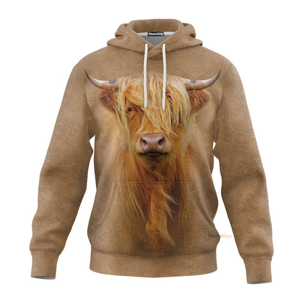 Highland Cattle - 3D Hoodie QT212246
