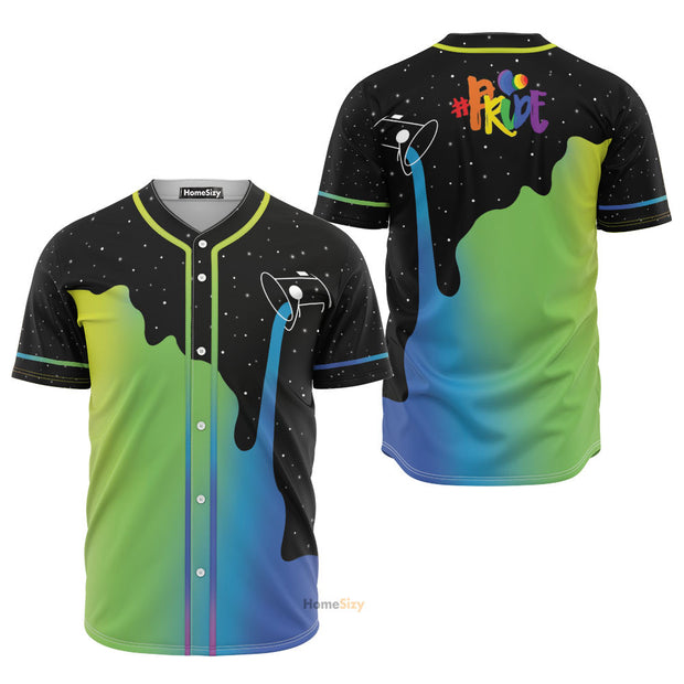 Lgbt Pride Galaxy - Baseball Jersey