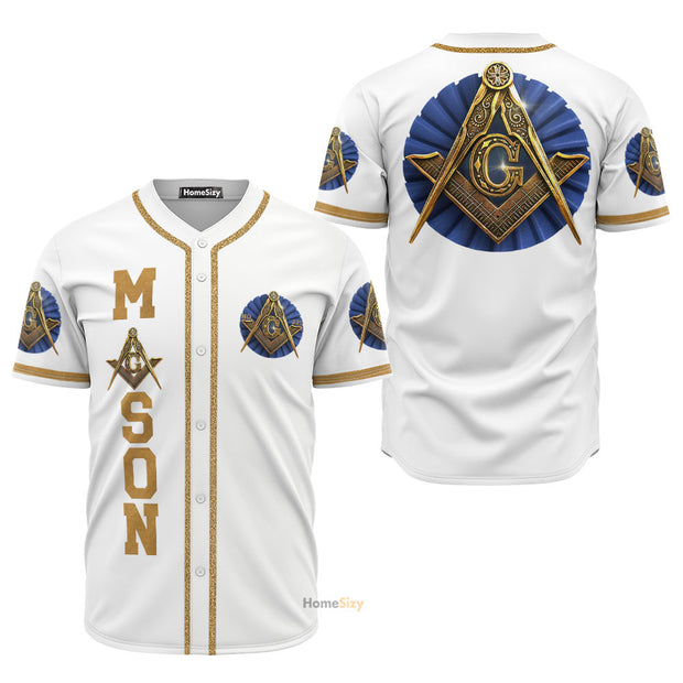 Custom Name Freemason - Personalized Baseball Jersey